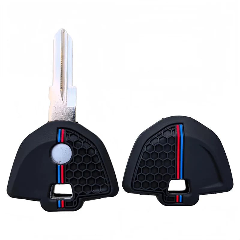 Custodia chiave in silicone per BMW F800GS C400X S1000rr R1200GS G310gs Custodia chiave Fob Supporto pelle Shell Portachiavi moto Styling