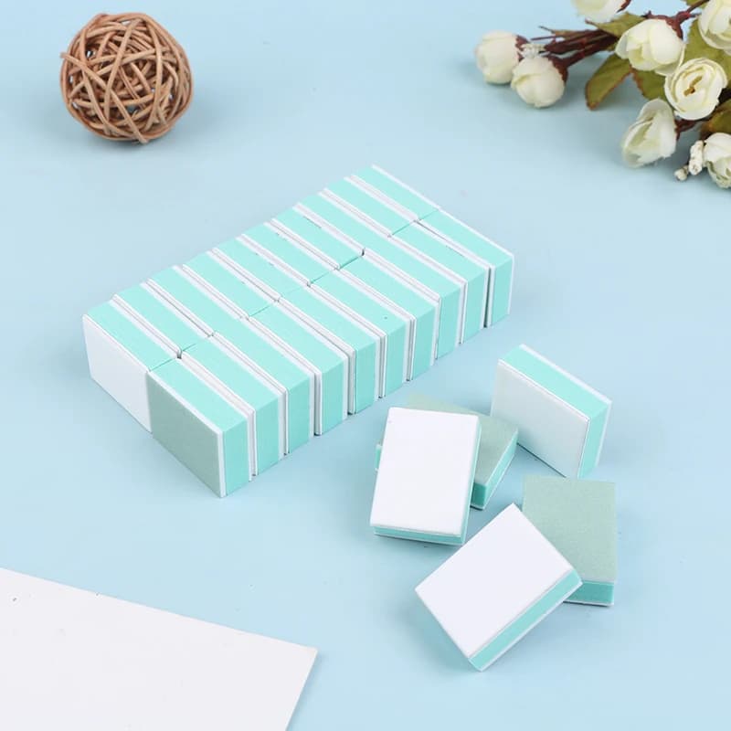 Commercio all'ingrosso 50 pezzi blocco tampone per unghie grana nail art levigatura smalto gel UV lime tampone brillanti
