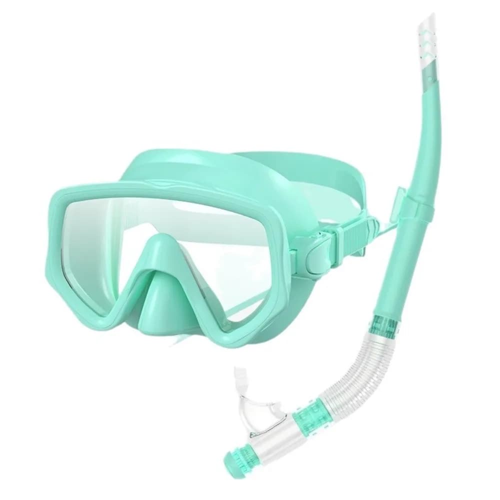 Swimwear Snorkeling mask underwater Snorkeling mask Anti-snapping mask for underwater snorkeling Waterproof No breathing loss Dry snorkeling set