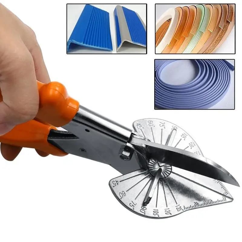 Tagliatubi diagonale multiangolo in metallo per tubi in PVC/PE da 45 a 135 gradi