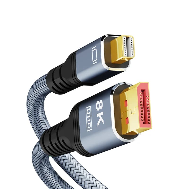 Displayport 1.4 Cavo 8K 60Hz Mini DP a DP Cavo audio video 4K Ultra HD per laptop TV Xbox Proiettore Monitor