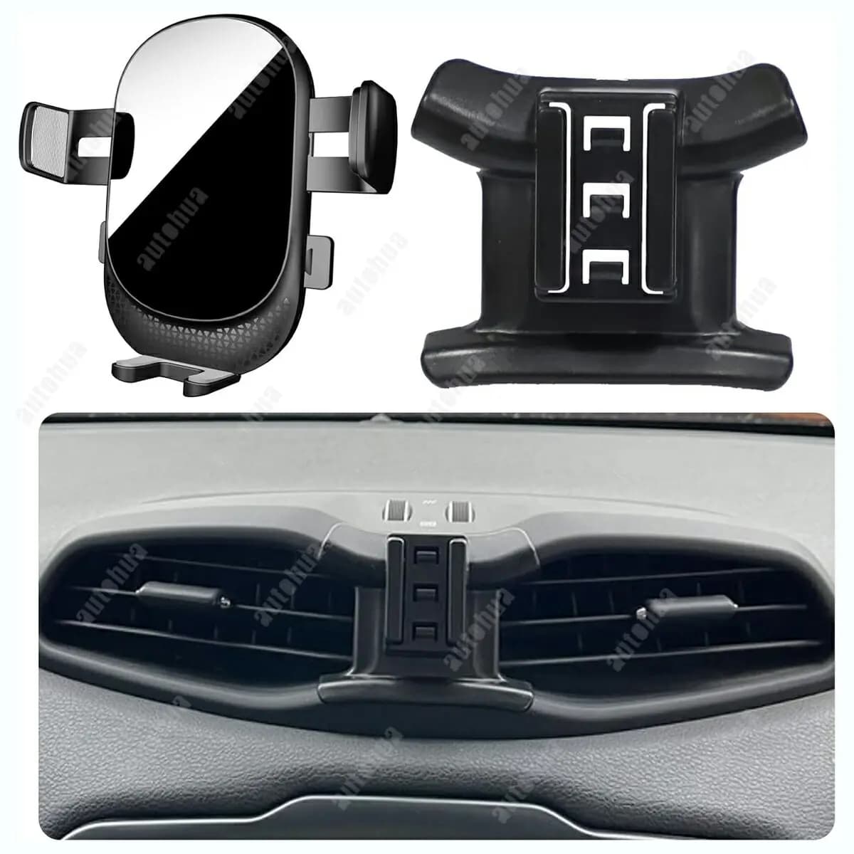 Supporto per telefono da auto per Jeep Renegade 2015-2023, supporto GPS da cruscotto con clip per iPhone e tutti i telefoni cellulari