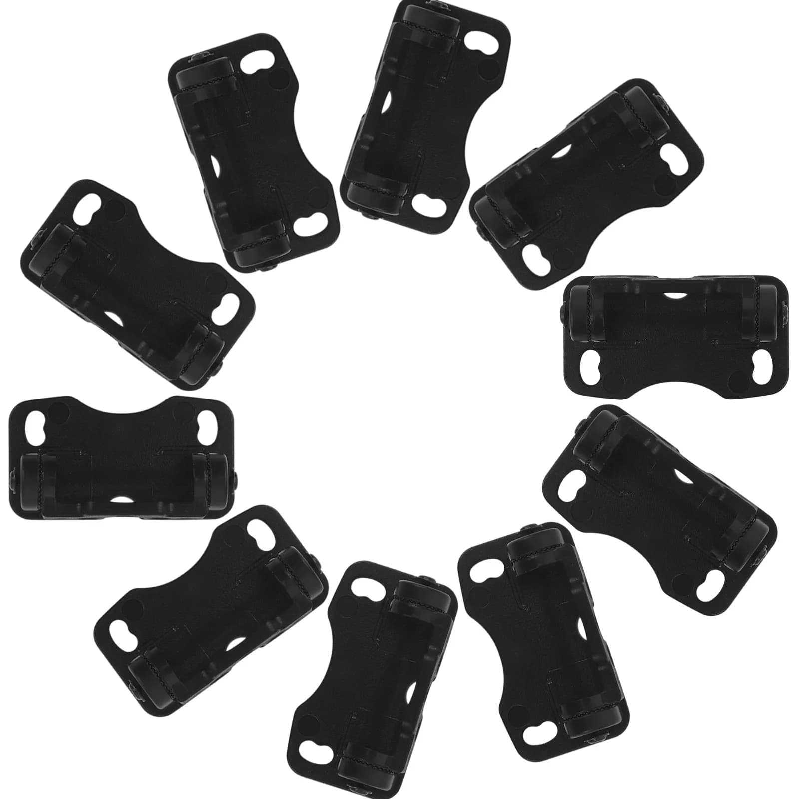 10Pcs Adjustable Rearview Camera Mount Bracket for Car Backup Reversing Dash Cam - High-Strength Plastic Vehicle Mount Kit with