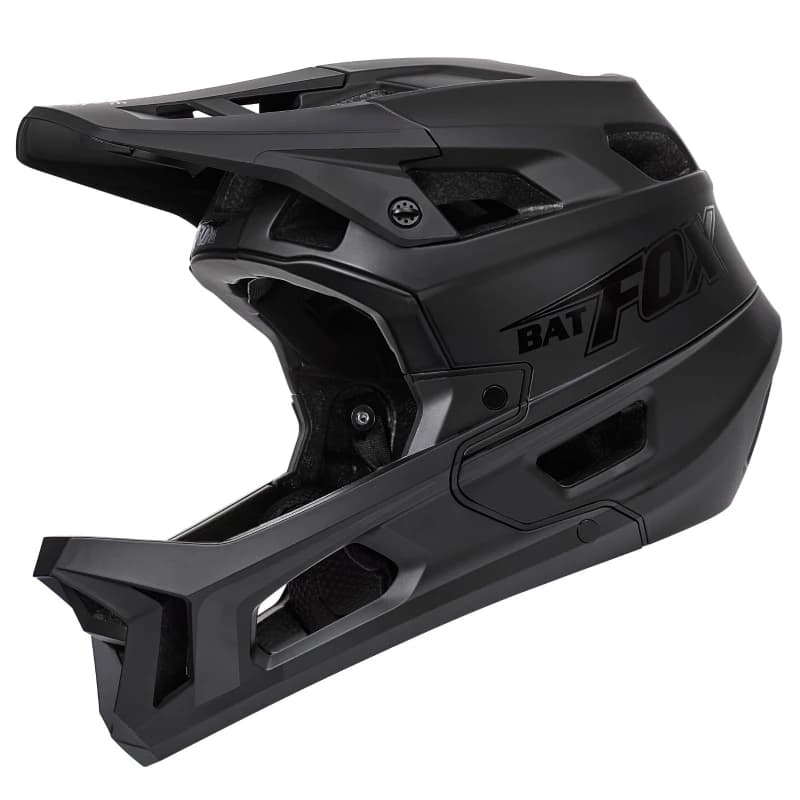 BATFOX Full Adult Bicycle Helmet Secure Full Mold Racing Downhill Road Riding Skateboarding Men's Mountain Bike Helmet