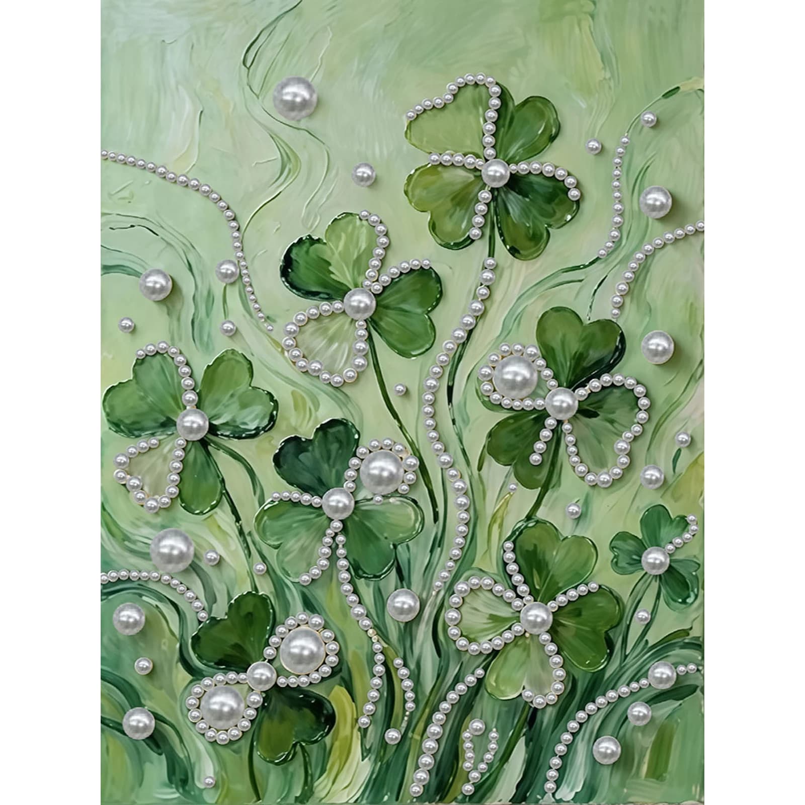 Fa-da-Te Artistic Kits for Painting with Beginner Adult Pearls, Wall Decoration, Paintings with Pearls and Gems, Art and Crafts with Frame 30x40cm
