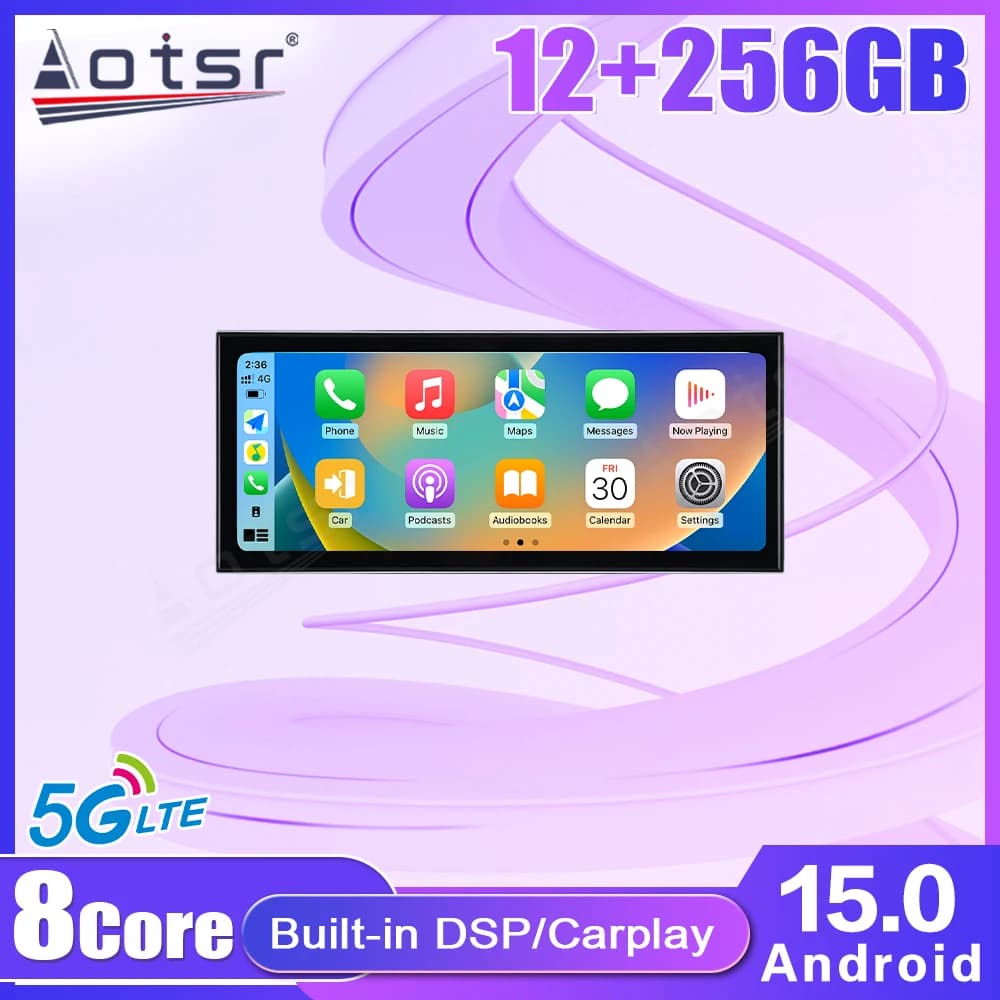 15.8'' Android15 For Ssang Yong Tivoli Matte Black 2015-2019 Multimedia Radio Player Stereo Auto Audio GPS Navigation Head Unit
