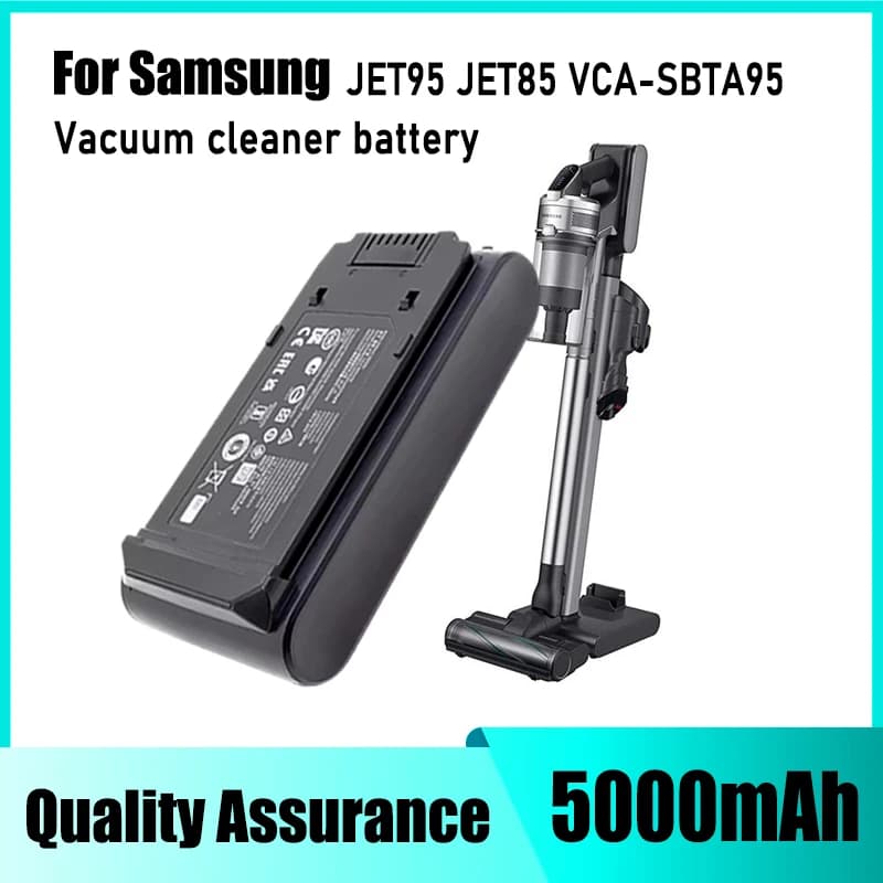 For Samsung VCA-SBT95 JET95 JET85 VS20A95823W vacuum cleaner battery replacement backup battery, 25.2V multi capacity option