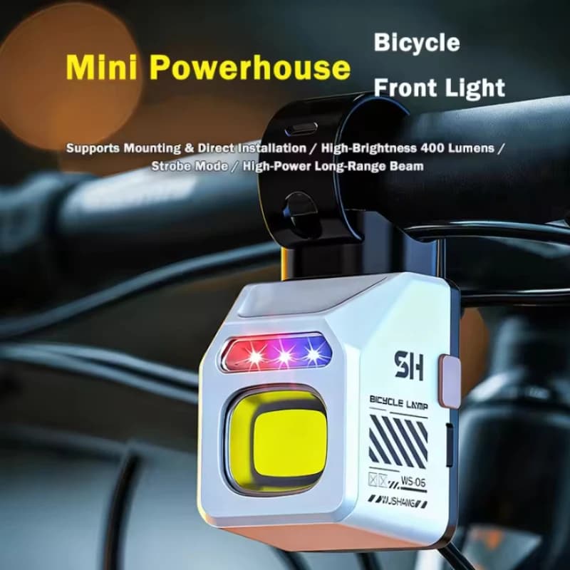 Faro Anteriore Bici con Linea di Sospensione, Luce Anteriore da Manubrio Bici, Torcia MTB Bici da Strada, Accessori Ciclismo 2026 Nuovo Pratico