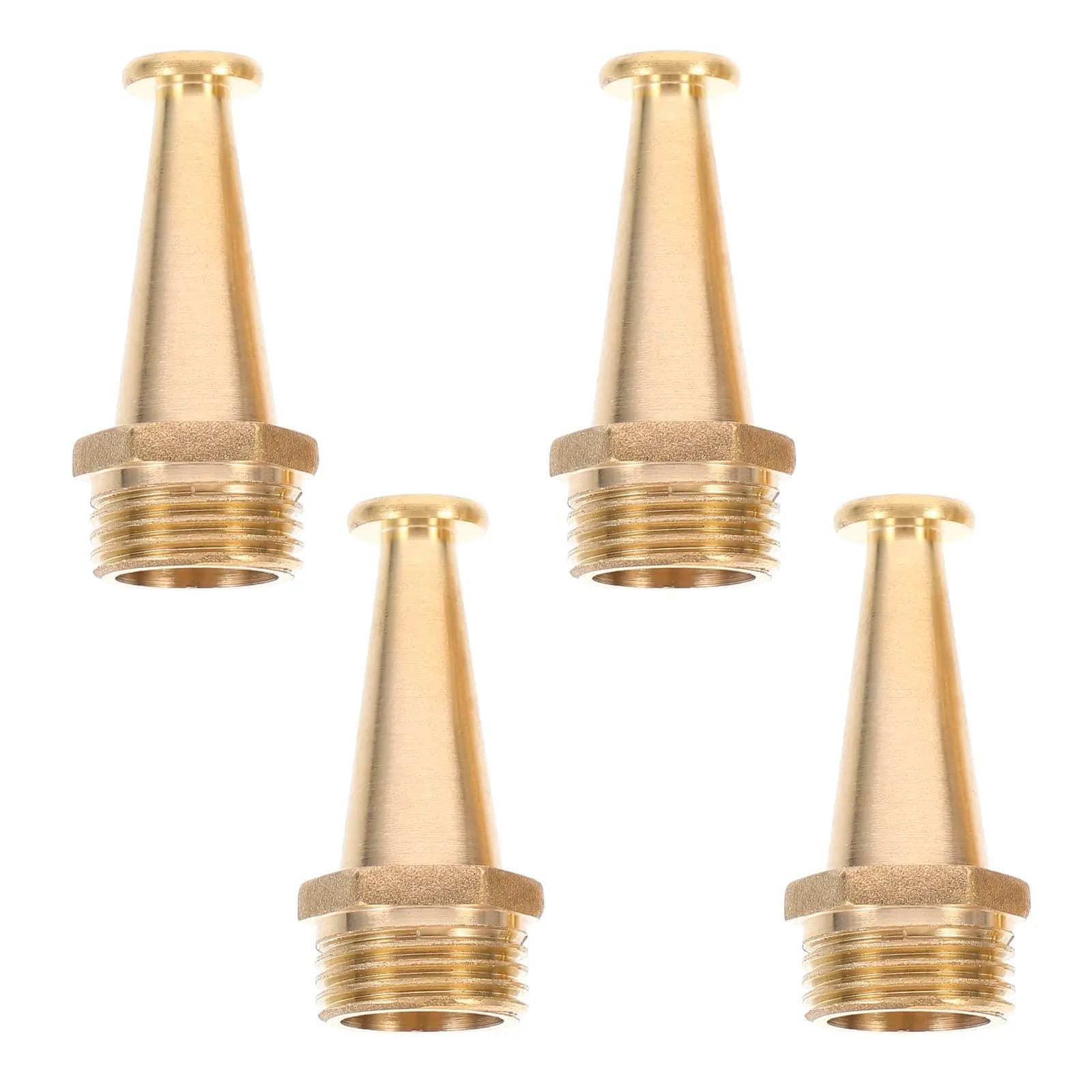 Set of 4 Connectors for Fire Hoses, Easy Installation, For Self-washing and Garden Irrigation