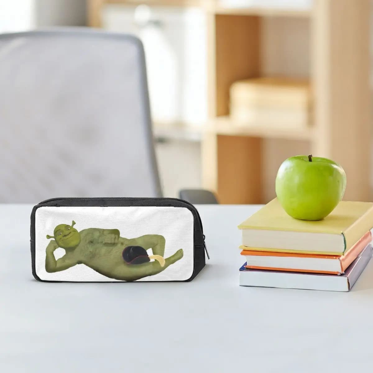 Astucci per matite sexy di Shrek per studenti, astuccio per penne, borsa per matite di grande capacità, astuccio per cancelleria