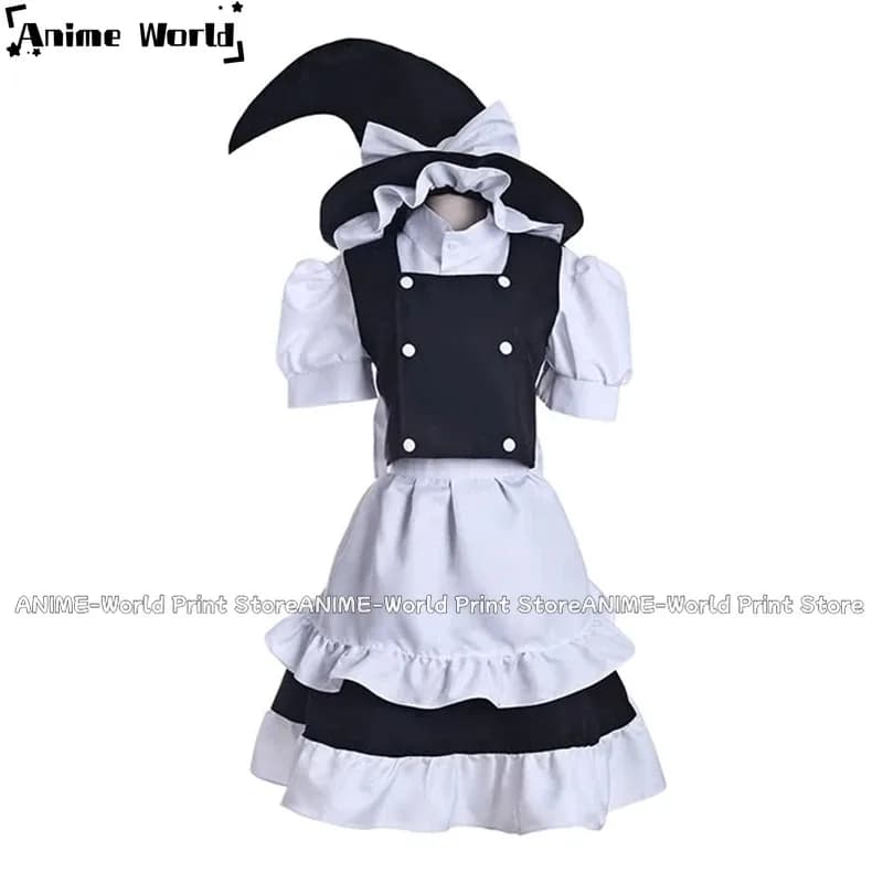 《Formato personalizzato》Disfraz cosplay Anime Touhou Project Marisa Kirisame Set completo;4.f'7;j,3'