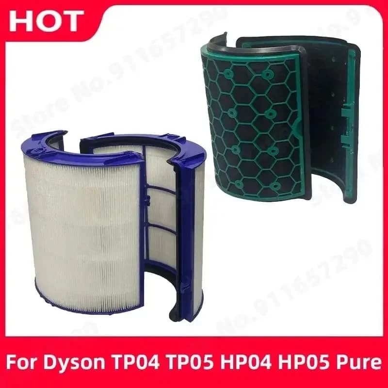 Filtro HEPA di Ricambio Top Seller per Purificatore d'Aria Dyson HP04 TP04 DP04 TP05 DP05, Filtro HEPA in Vetro e Filtro a Carbone Attivo