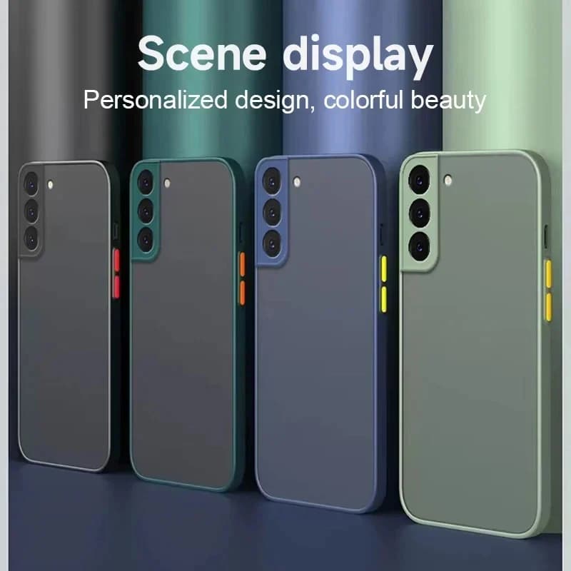 Custodia per Samsung Galaxy S25 S25FE FE Ultra Plus + Edge S24 S 24 5G in Silicone Smerigliato Flessibile