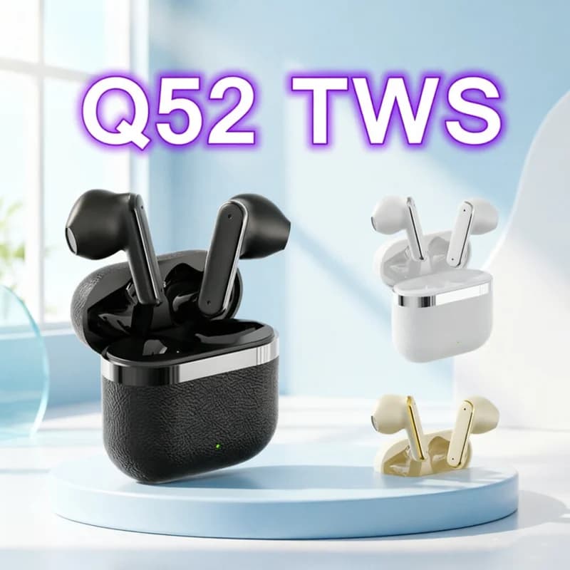 Auricolari Bluetooth Q52 Tws con display digitale a LED, cuffie Hifi, auricolari wireless in-ear per Xiaomi.