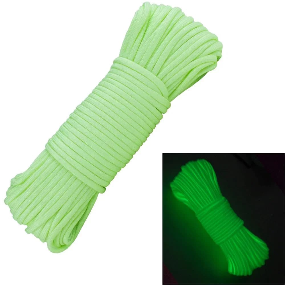 Lighting Paracord Corda Lighting in the Dark 9 Strands 3mm Nylon 550 Cable for Curtain Parade Camper Cordino Survival EDC
