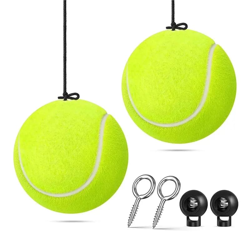 BAAG-Precise Garage Car Stop Indicator With Adjustable Buckle, Tennis Ball Parking Aid(2 Pack) Including Non-Elastic String