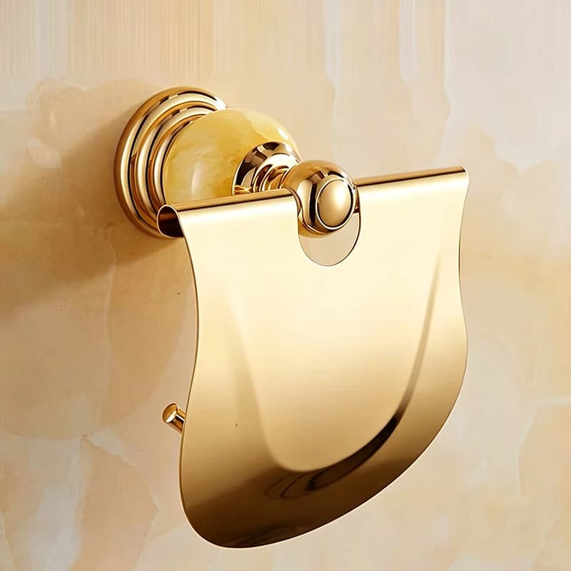Luxury Rose Gold Bathroom Accessories Set, Stainless Steel Modern Towel Bar/Ring/Toilet Paper Holder/Robe Hook, Bathroom Set