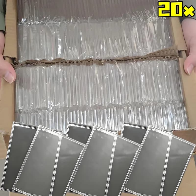 Porta Carte Trasparente Impermeabile in PVC, Porta Carte Trasparente per Foto di Idoli Kpop, Organizzatore per Carte da Gioco e Sportive