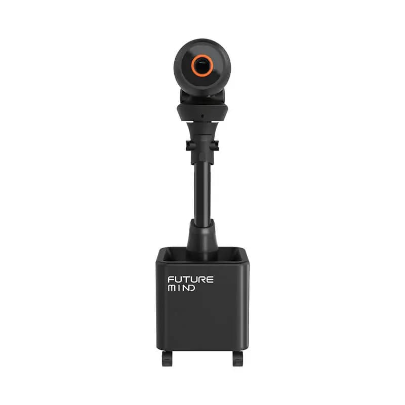 PongBot HALO S Pro Black Orange Premium Floor-standing Smart Table Tennis Ball Machine Trainer Home Professional Adjustable