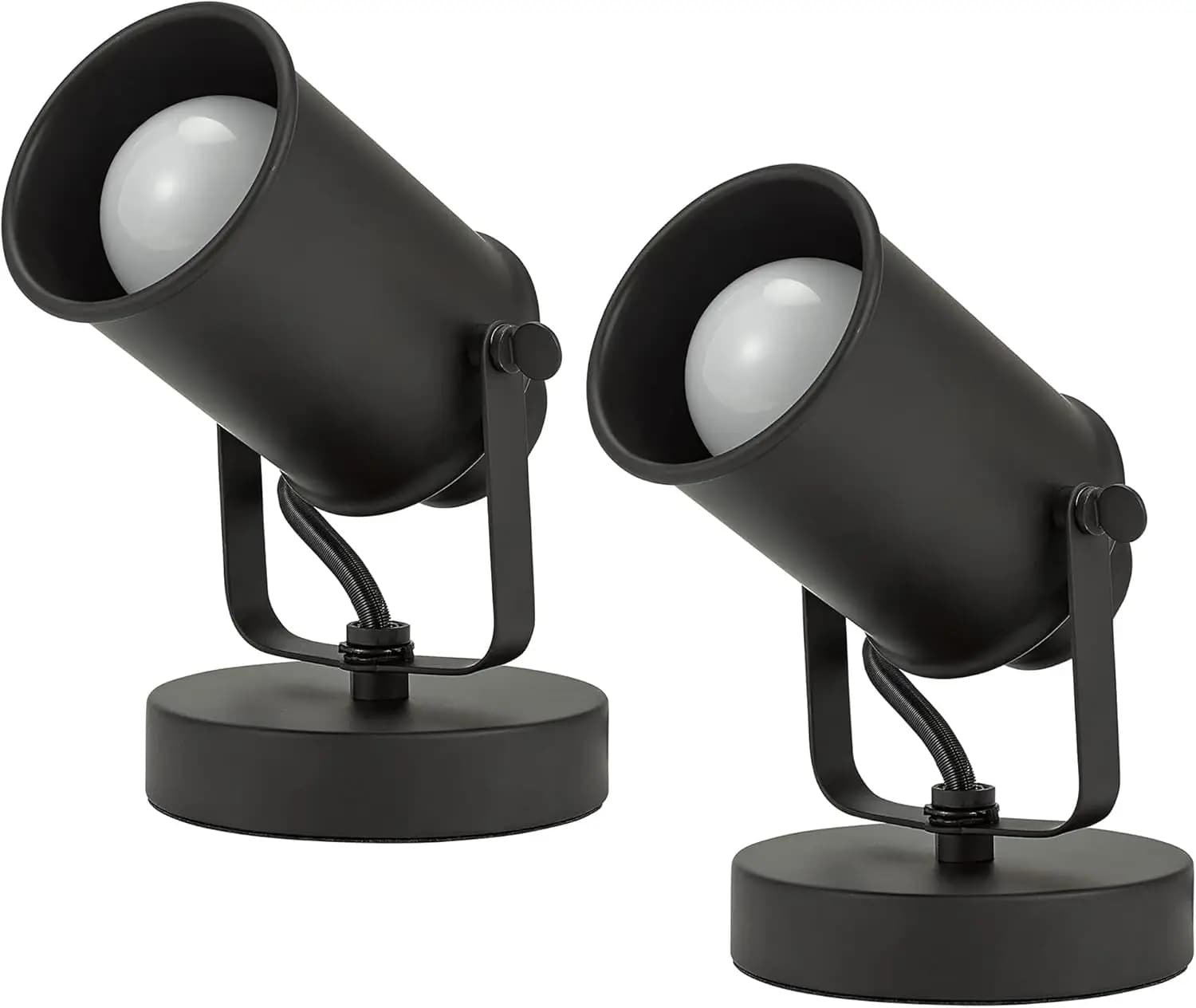 Modern desk wall lamp with adjustable spotlight, set of 2, dark bronze, compatible with Smart Home