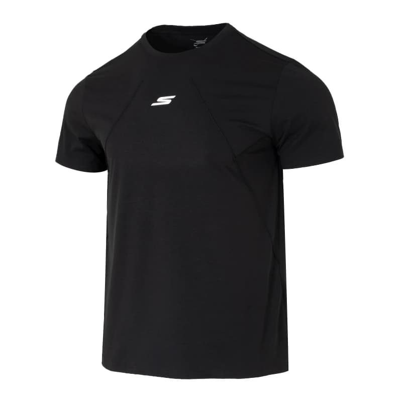 Abbigliamento sportivo Skechers per uomo e donna, t-shirt a maniche corte alla moda per coppia, top casual traspirante con scollo rotondo P226U031-03K8