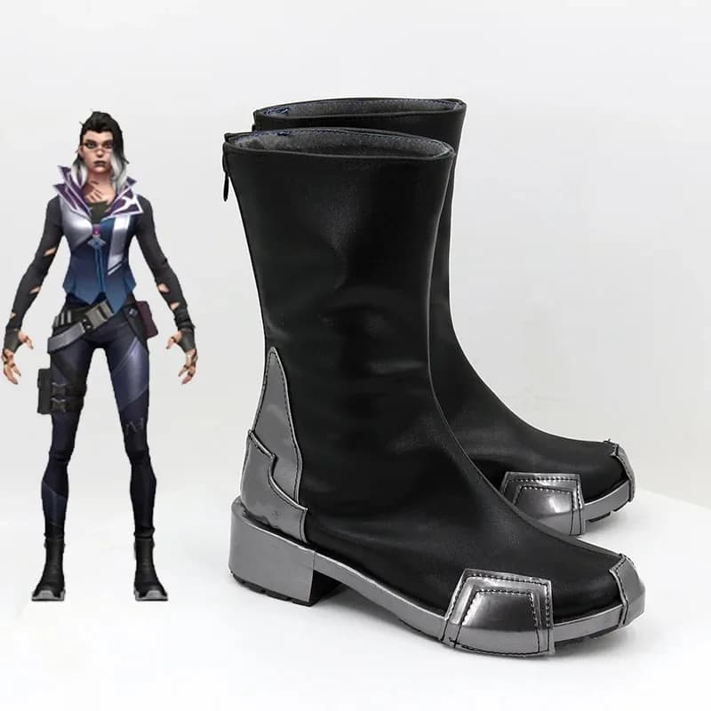 Valorant Fade Scarpe Cosplay Stivali Anime Accessori per costumi da festa di Halloween Realizzati su misura