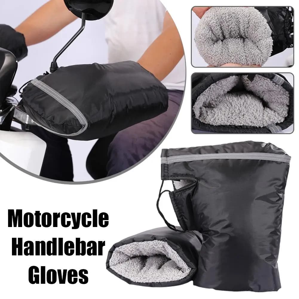 Guanti da manubrio per moto Guanti per veicoli da moto per scooter elettrico con motore antivento impermeabile