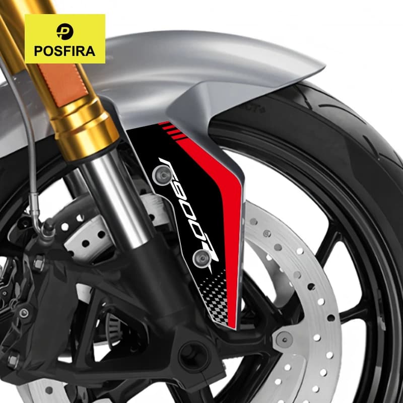 POSFIRA Moto Parafango Anteriore Adesivi Decalcomanie Del Vinile per BMW F900R F 900 F900 R 900R 2025 2024 2023 2022 2021 2020 Accessori