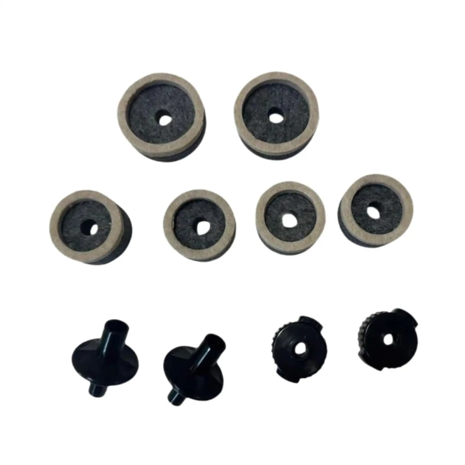 Drum Cymbals Stand Felt Pad Set Replacement Plastic Washers Percussion Spare Parts for Drum Accessories
