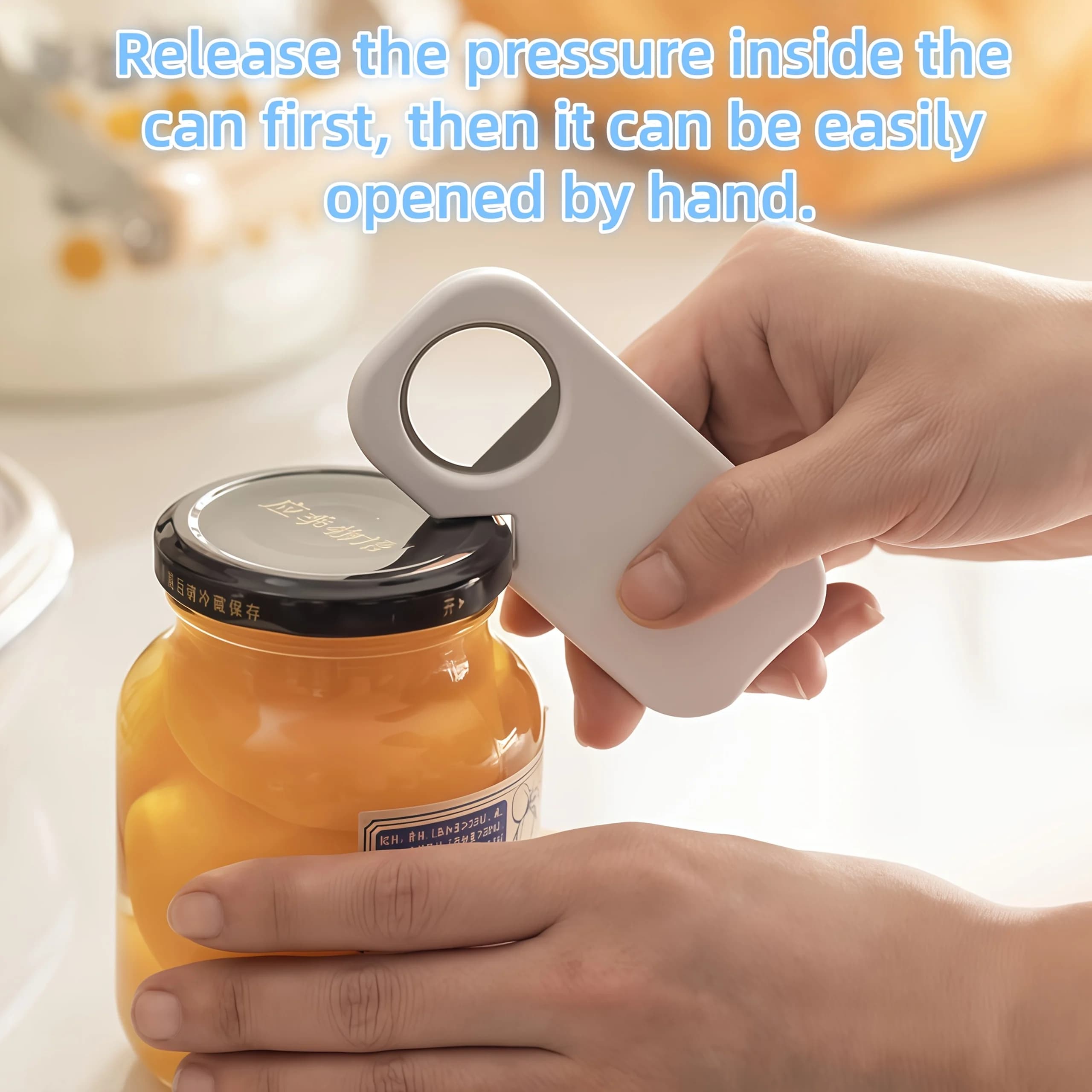 Apribottiglie in Acciaio Inossidabile, Utensile da Cucina per Birra, Soda, Acqua, con Impugnatura Facile, Cestello per Lavaggio, Ciotola per Prodotti Freschi