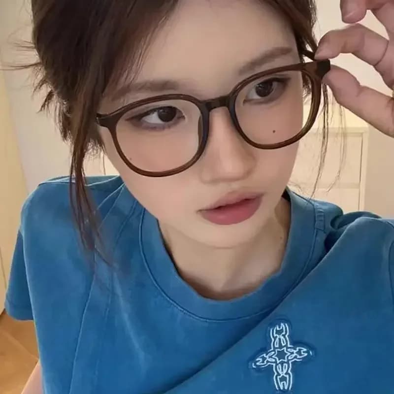Hot SellingTransparent Computer Glasses Frame Women Men Anti Blue Light Round Eyewear Blocking Glasses Square Optical Spectacle Eyeglass