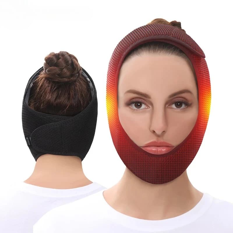 Fascia per la testa riscaldata Fascia per alleviare il mal di testa Cintura per la testa riscaldata elettrica, Cintura riscaldante elettrica per il cuoio capelluto con 3 livelli di temperatura