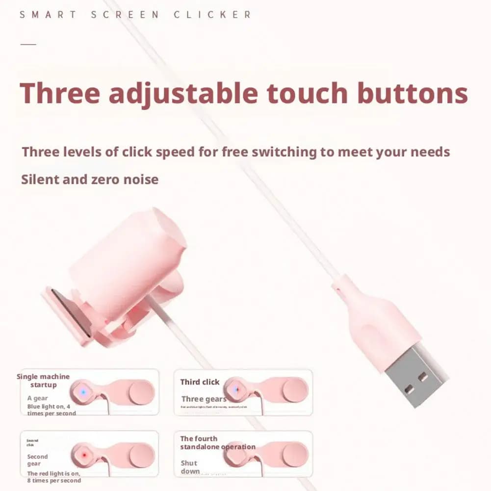Auto Clicker Device for Phone Screen, Physics Simulation of the Toe, Continuous Automatic Bet Device for Android and Universal iOS
