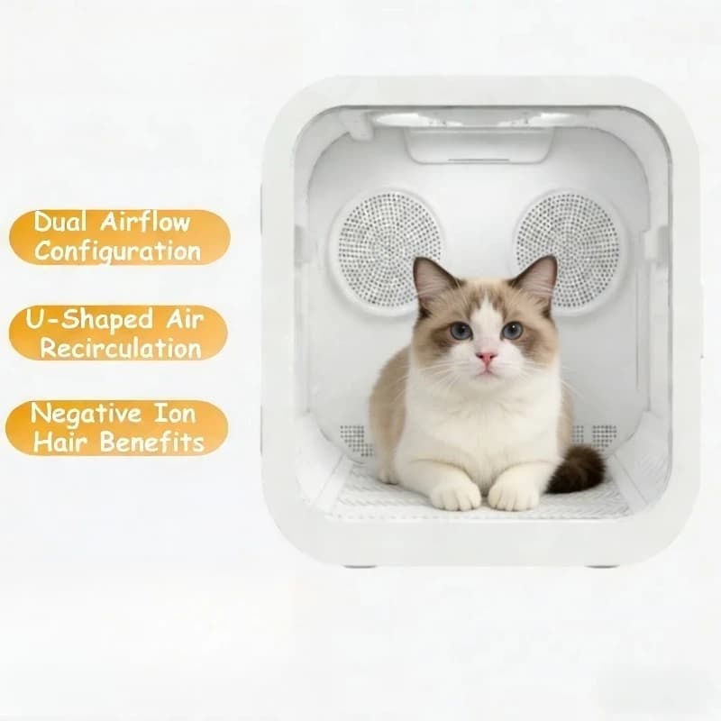 68L Smart Pets Eco-Friendly Dryer Machine Box Large Space ABS Pet Cabin Grooming Machine Dogs Cats Hair Blower Groomer