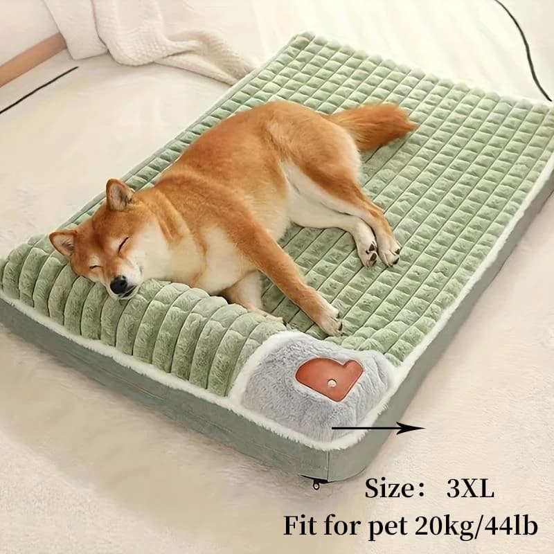 Dog Carpet Sleeping New Cross-border Arrival Washable Sewing Mat Winter Warm Removable Furnishings Animal Bed for Large Dogs