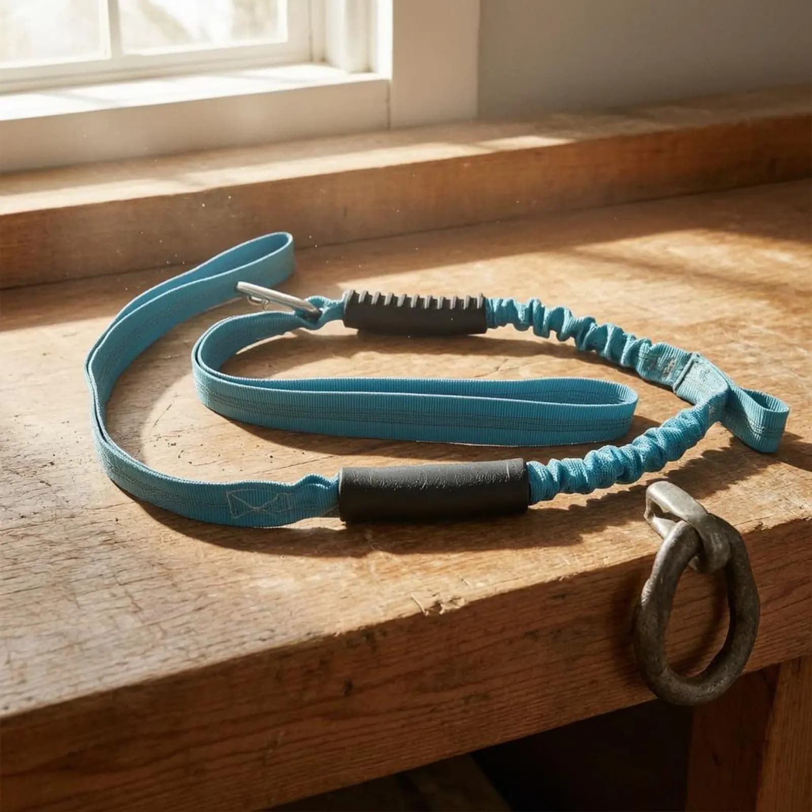 Elastic Mooring Rope Guarding Sleeve Shock Cord Dock Rope Marine Gear Woven Strap Watercraft Accessory Stretchable