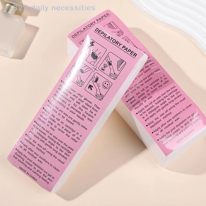 10/50/80/100Pcs Professional Hair Removal Waxing Strips Non-woven Fabric Wax Paper Depilatory Beauty Tool for Hair Removal