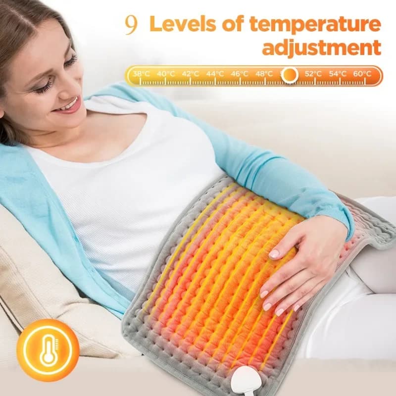 Coperta Riscaldante Elettrica Multifunzionale per Uso Domestico 230V US 75W, Tappetino Riscaldante per Fisioterapia 60 * 30CM