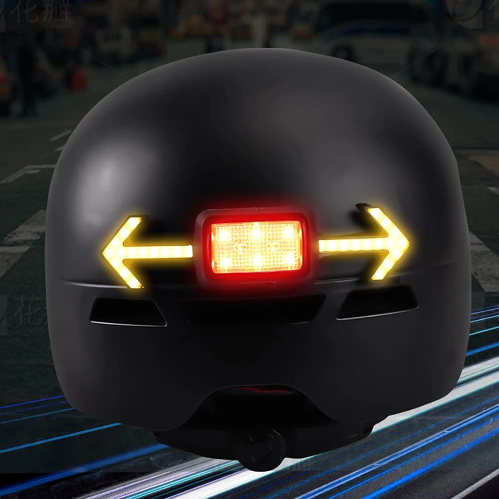 LED Backlight Rear Headlight for Rechargeable Bike Light Wireless Remote Control for Bike Safety Helmet