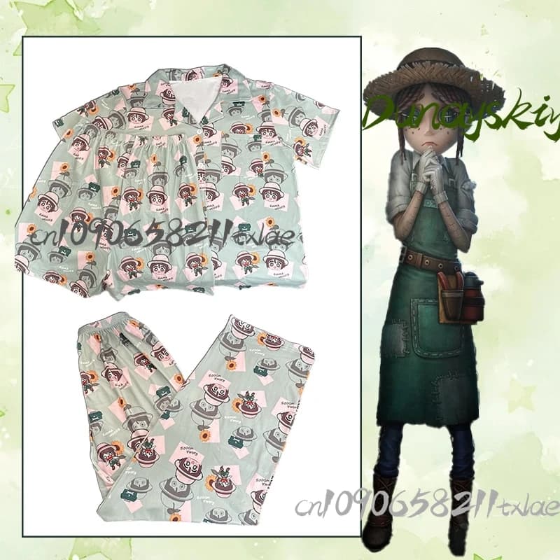 IDV Identity V Emma Woods Gardener Cosplay Costumes Cool Kawaii Long Short Pajamas Set Jirai Kei Party Daily Hall1 Cosplaty