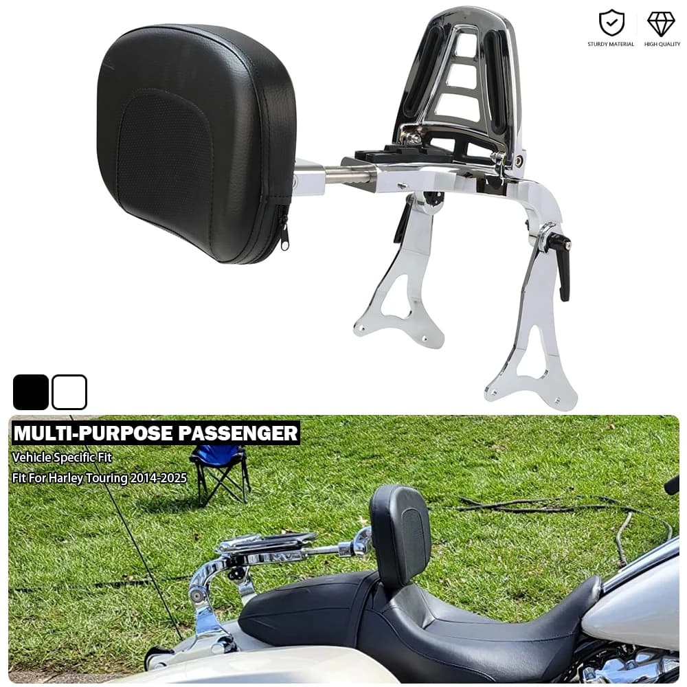 Multiuso Conducente Passeggero Schienale Rider Sissy Bar Portapacchi Per Harley Electra Road King Street Glide Touring 2014-2025