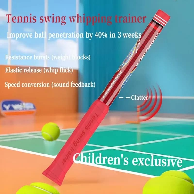 Allenatore di Swing per Tennis: Simula la Forza del Swing, Sensazione di Colpo Reale, Abilità con la Palla, Attrezzatura Ausiliaria per Correggere l'Azione