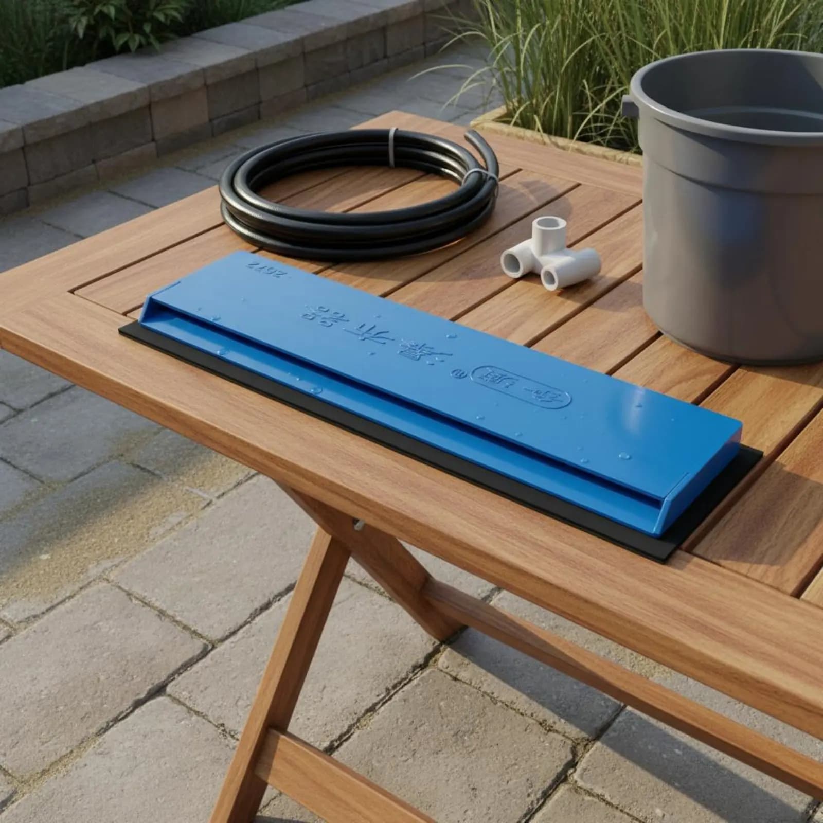 Uscita a cascata in ABS per laghetto da giardino, facile installazione, per patio