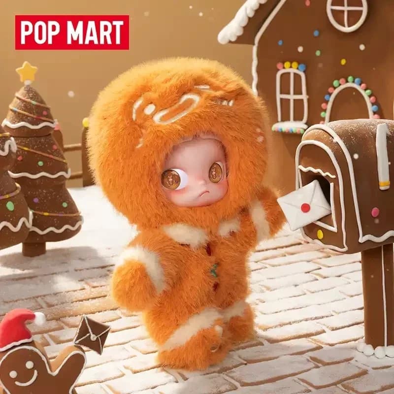 POP MART Zsiga Gingerbread Man Series 1/8 Action Figure Anime Trendy Blind Box a Sorpresa - Regalo a Sorpresa