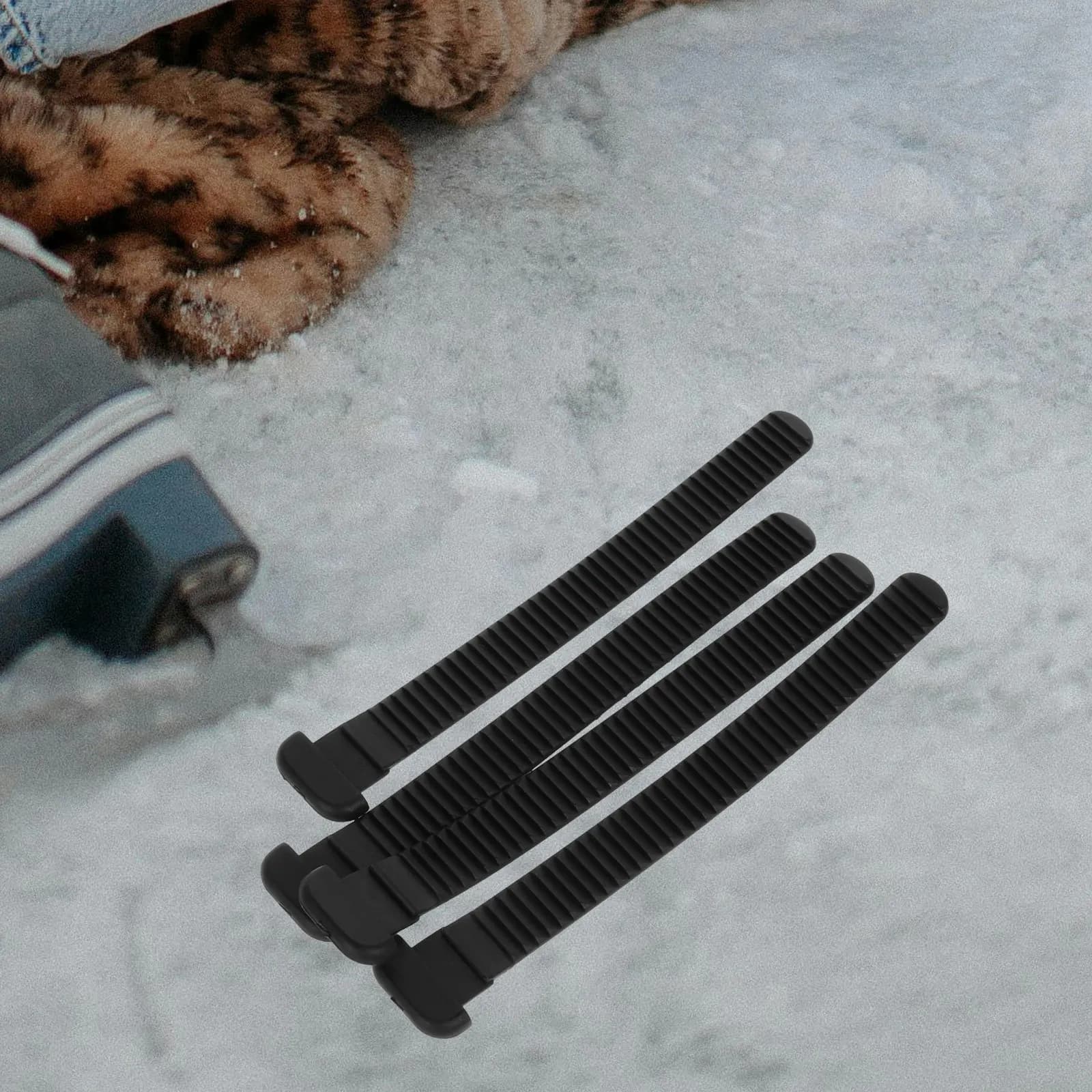 4 Pezzi Cinghie di Fissaggio Regolabili per Pattini a Rotelle, Ricambi per Pattini in Linea, Cinghie per Attacchi Snowboard