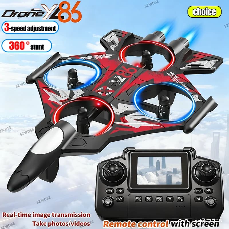 Air Force RC YL86 2026, Helicopter with Rotation 360 Degree RC Snail with Stationary Flight to Fixed Height, Toy Gift