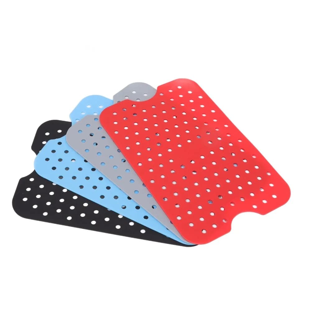 4PCS Food Grade Silicone Silicone Air Fryer Liners Multicolor Reusable Air Fryer Accessory AirFryer Silicone Liners Home Cooking