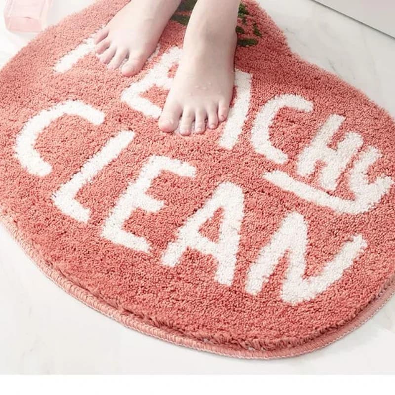 Morbido tappeto da bagno giallo limone per bambini Tappetino da bagno assorbente antiscivolo Lavabile Shaggy Arredamento camera da letto per bambini Tappetino per porta del bagno