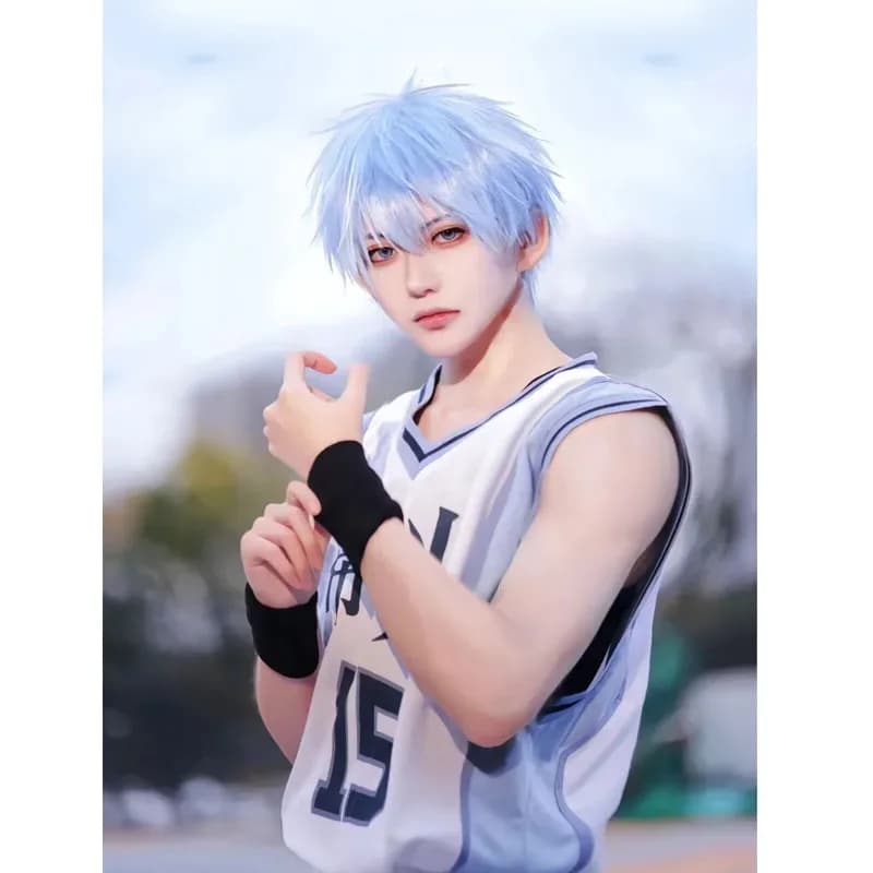 Costume cosplay Anime No Basuke n. 5 6 7 8 9 15 Midorima Shintaro Kuroko Uniforme da basket Abbigliamento sportivo Camicia Pantaloncini Set 5ftu^