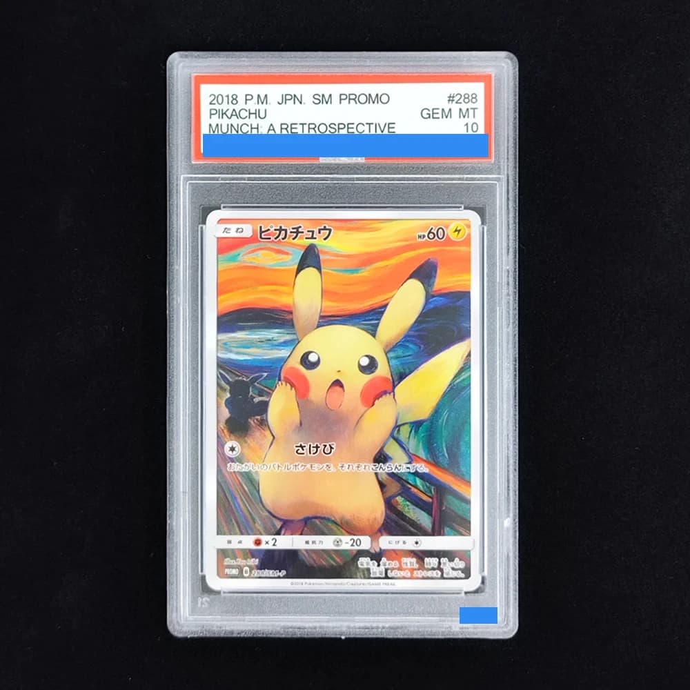Proxy Fai-da-Te Molto Richiesto! Pikachu JP 2018 # 288 Carte - 10/10 Gem MT Pokemon SM PROMO TCG, Munch A Retrospective Rating Cards 10